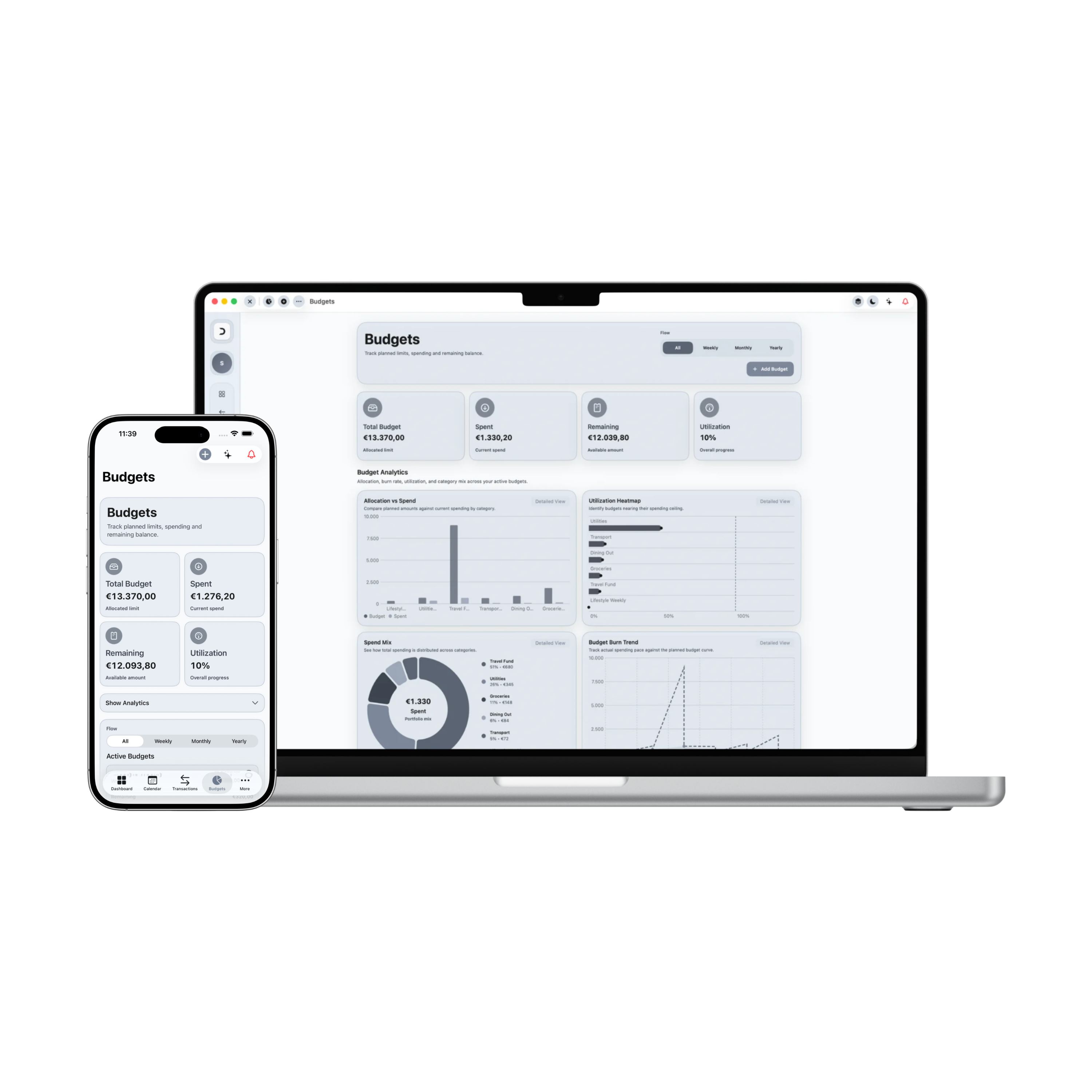 Damsera MacBook & iPhone Budgets Module Preview