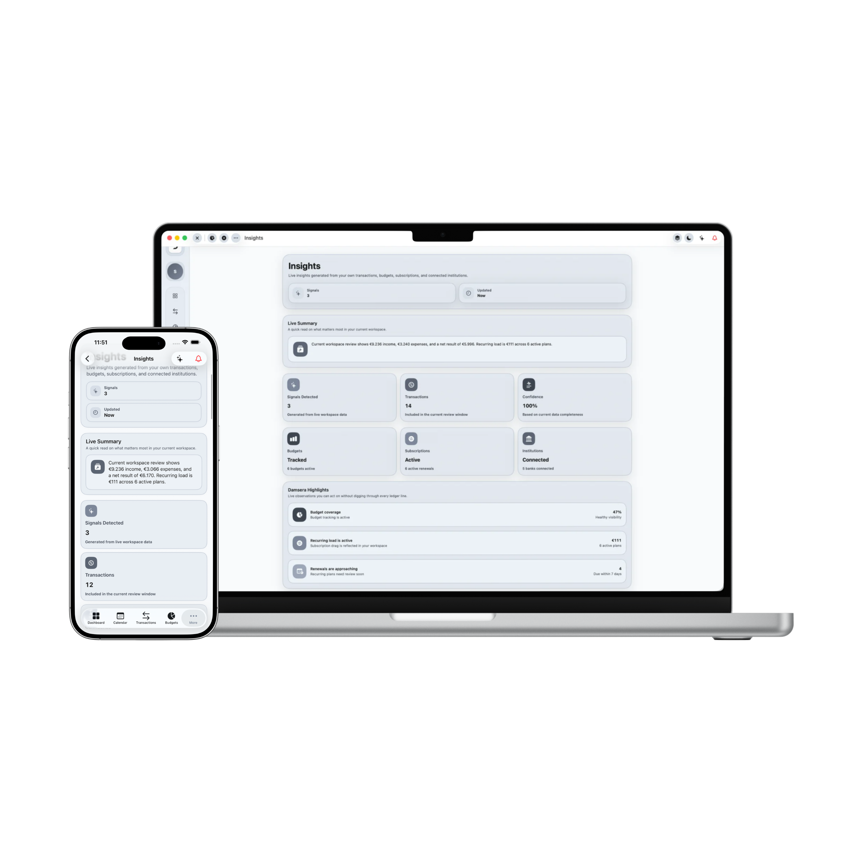 Damsera MacBook & iPhone Insights Module Preview